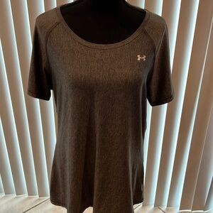 Under Armour Women's HeatGear Fitted T Shirt Large